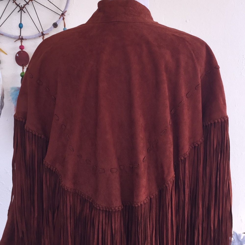 Suede Fringe Jacket - Picture 5 of 8